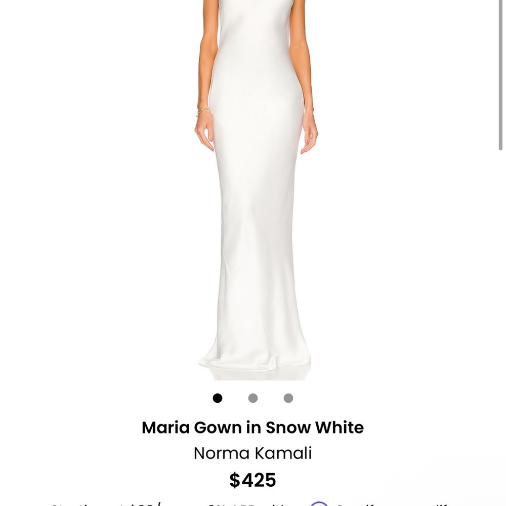 Norma Kamali Snow White Maria Gown - Picture 2 of 5